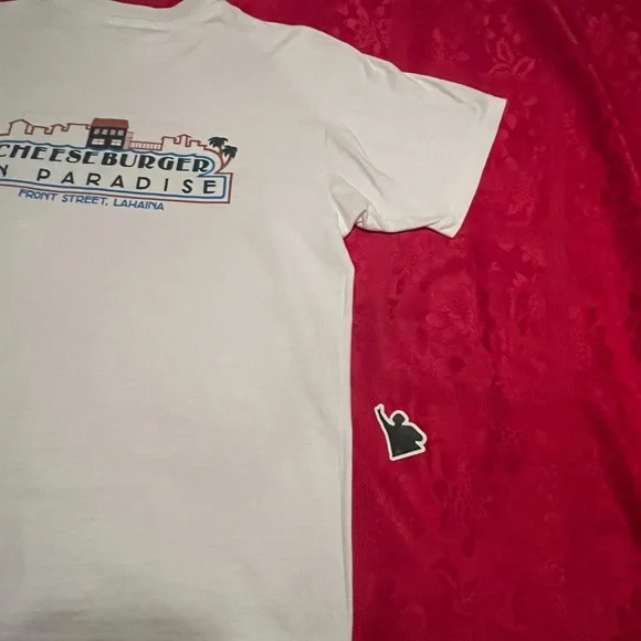 Cheeseburger In Paradise Front Street Lahaina Single Stitch Made In USA Maui VTG - Picture 11 of 12